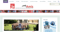 Desktop Screenshot of amisdelavie.org